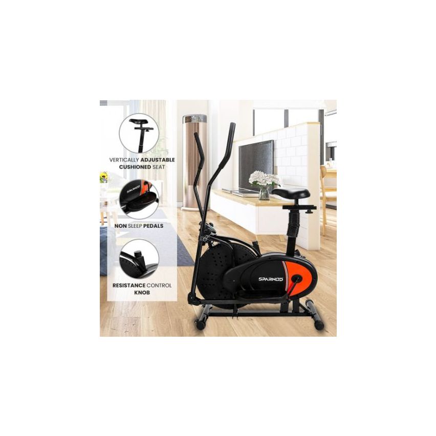 Sparnod Fitness SOB-1000 Elliptical Cross Trainer Cycle