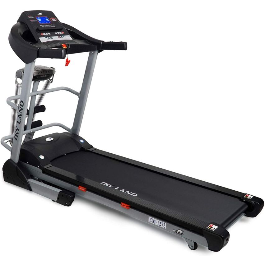 Skyland Motorized Treadmill With Auto Incline, Massager Belt And Bluetooth Speaker EM-1272