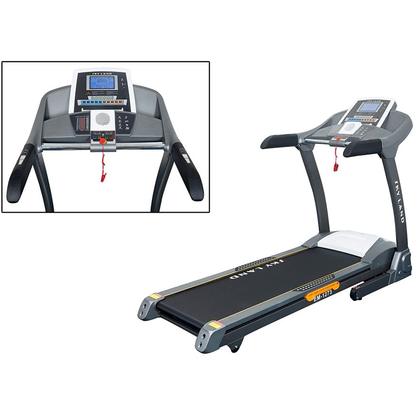 Skyland Motorized Treadmill with 20 Section Auto Incline and Build-in Fan- EM-1273