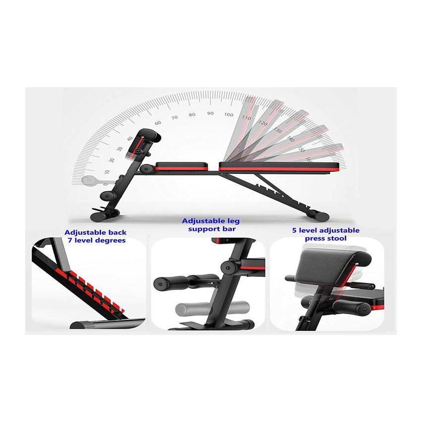 Sky Land - Multi-function Adjustable Weight Bench with an Extreme Elastic Rope-EM-1857