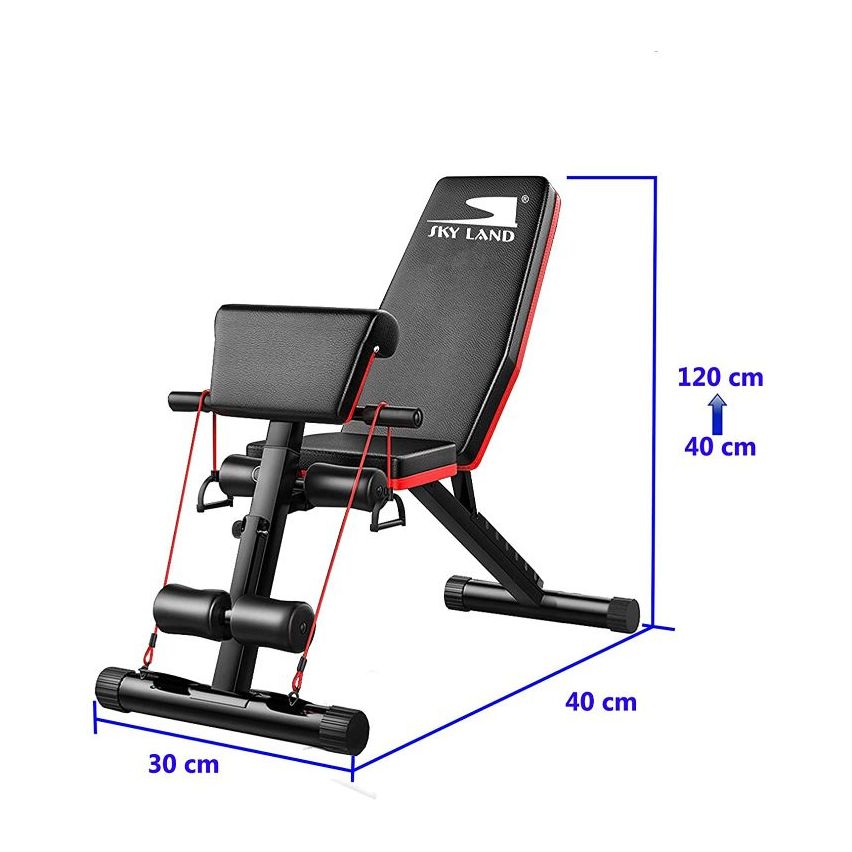 Sky Land - Multi-function Adjustable Weight Bench with an Extreme Elastic Rope-EM-1857