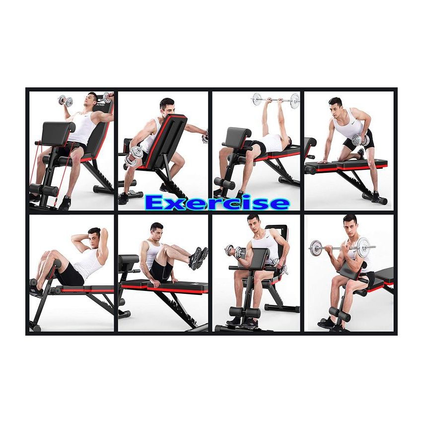 Sky Land - Multi-function Adjustable Weight Bench with an Extreme Elastic Rope-EM-1857