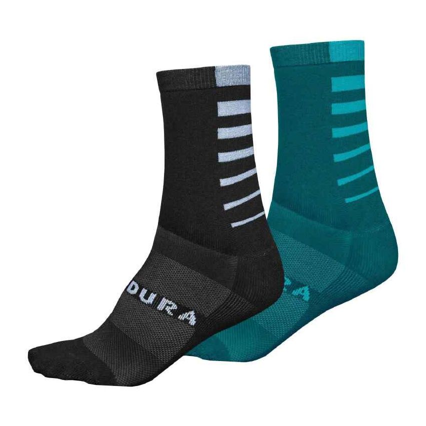 Endura CoolMax® Stripe ll Sock ( 2-Pack)