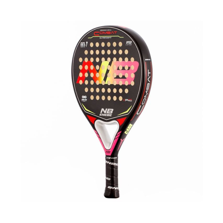 Enebe Combat Ultrasoft Orange/Yellow/Pink Padel Racket