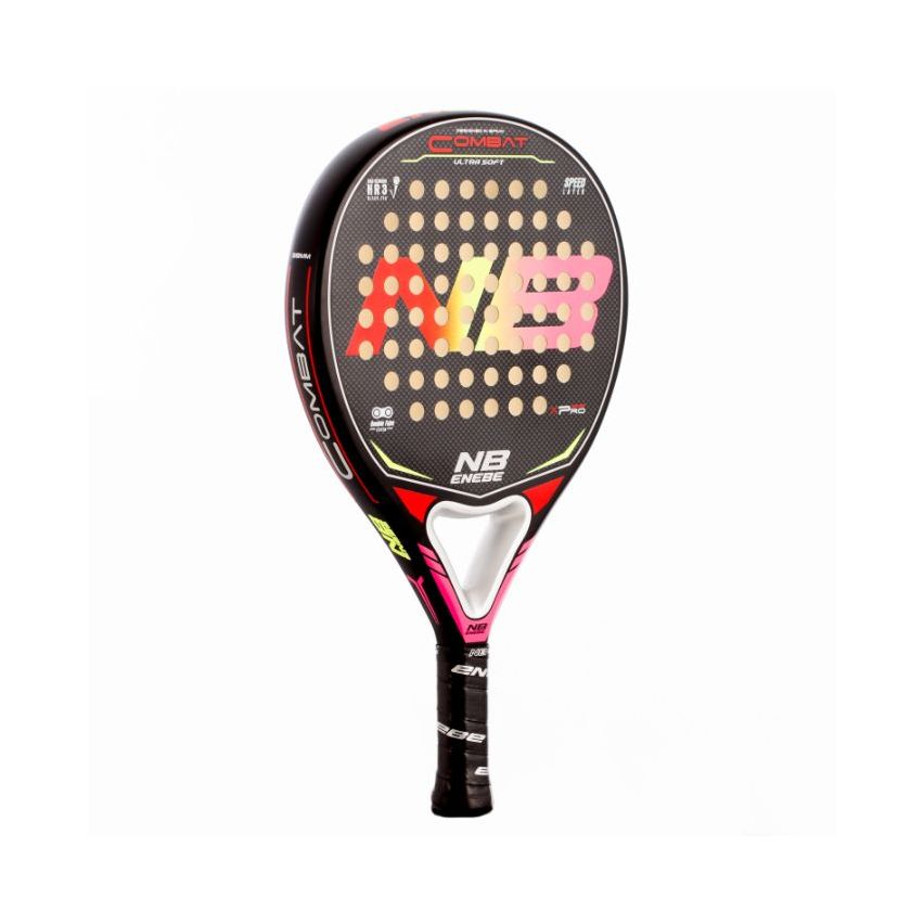 Enebe Combat Ultrasoft Orange/Yellow/Pink Padel Racket