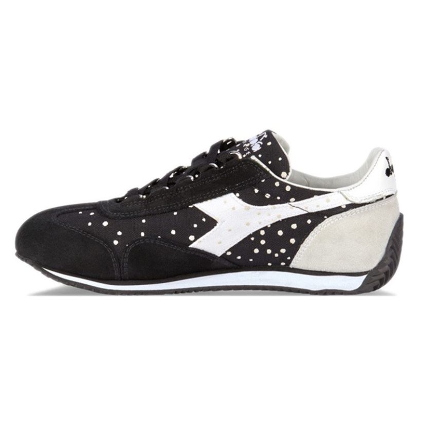 Diadora Heritage Women Equipe Dots black and white Sneakers, Size 40