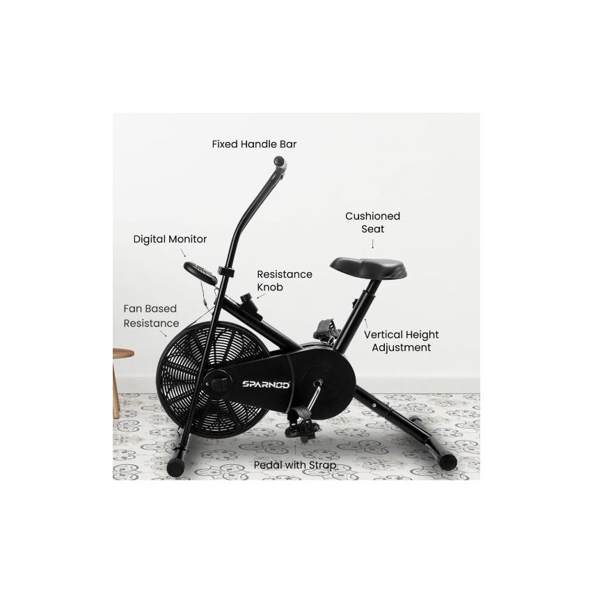 Sparnod Fitness SAB-04 Home Use Exercise Bike / Air Bike