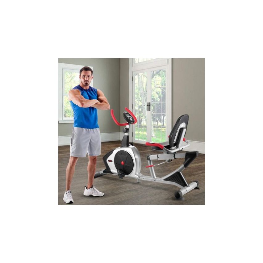 Sparnod Fitness SRB-35 Heavy Duty Magnetic Recumbent Exercise Bike Unisex Adult