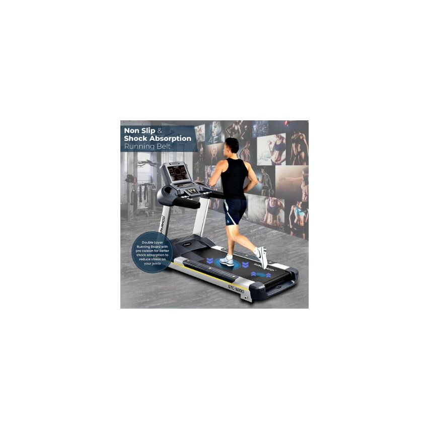 Sparnod Fitness (6 Hp Ac Motor) 8 Inch Large Led Display Treadmill