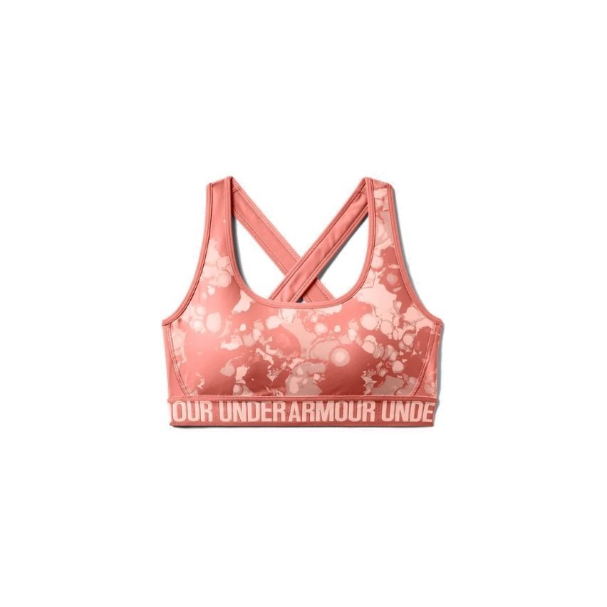  Under Armour Women's  Crossback Mid Printed Sports Bra