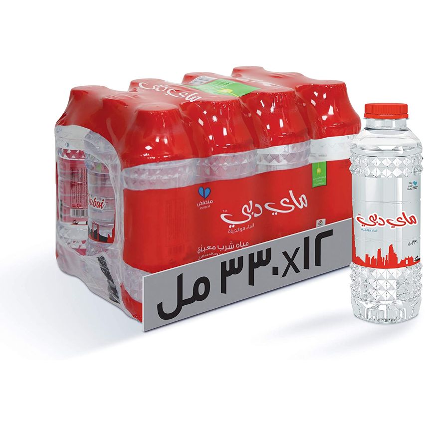 Mai Dubai Bottled Water 330 ml (pack of 12)