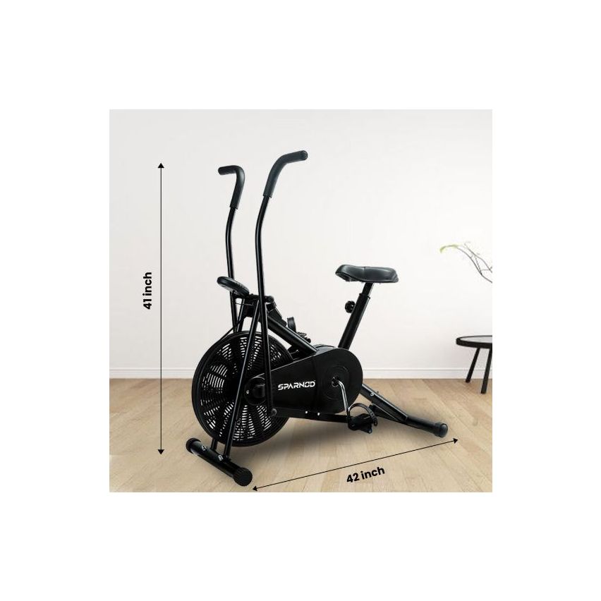 Sparnod Fitness SAB-06 Moving Handle Bar Exercise Bike / Air Bike