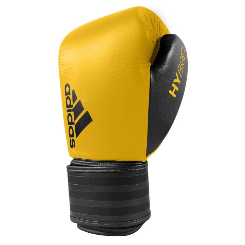 Adidas Hybrid 200 Boxing Glove - Yellow/Black,10-oz