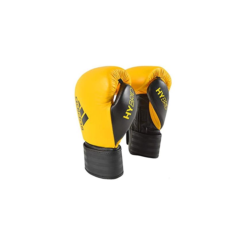 Adidas Hybrid 200 Boxing Glove - Yellow/Black,10-oz