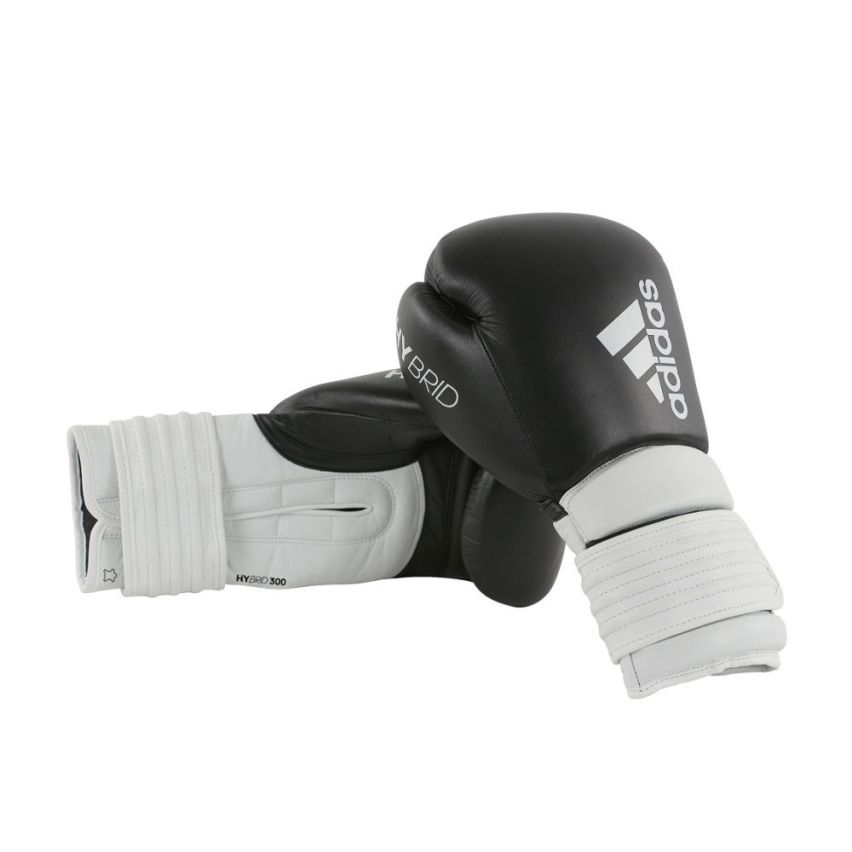 Adidas Hybrid 300 Boxing Glove - Black/White