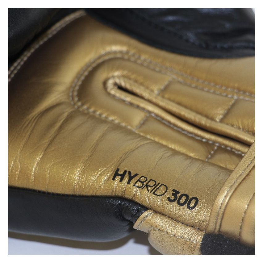 Adidas Hybrid 300 Boxing Glove - Black/Gold