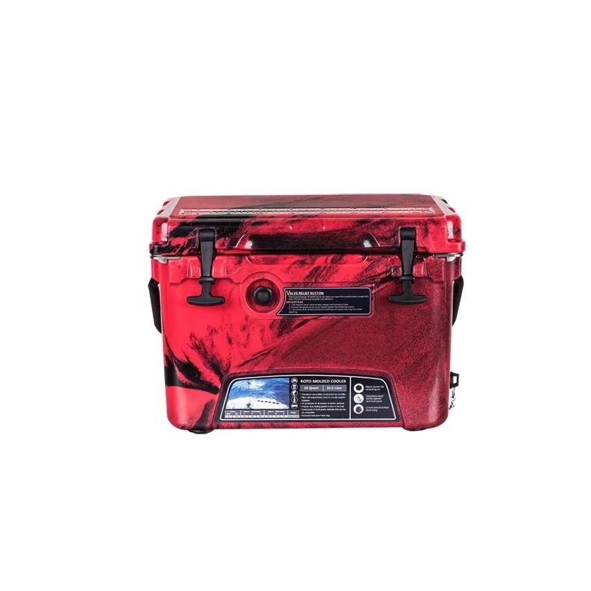 Kuer Cooler - 20QT 19 liters, Red Camo Color