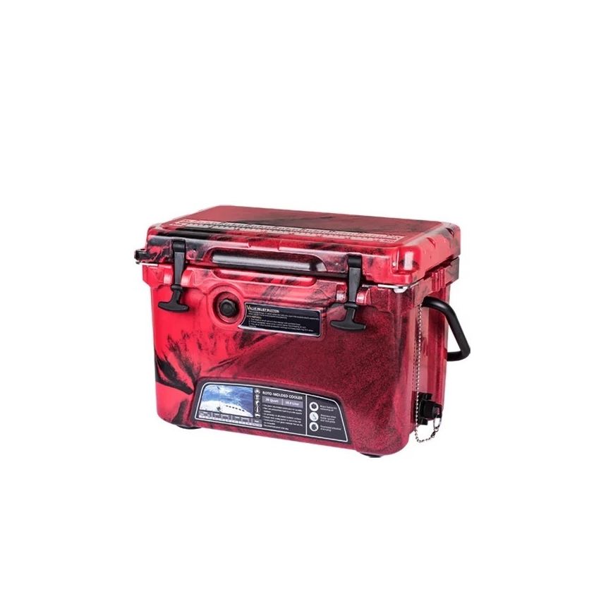 Kuer Cooler - 20QT 19 liters, Red Camo Color