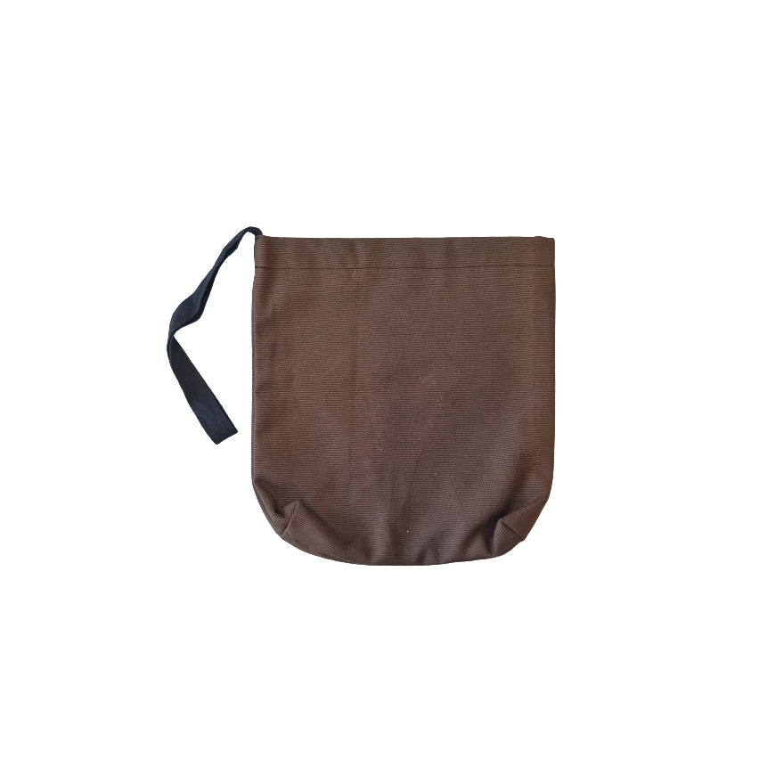 Pamplemousse Plain Brown Washable Car Trash Bag