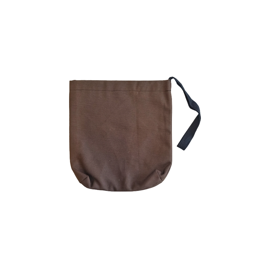 Pamplemousse Plain Brown Washable Car Trash Bag