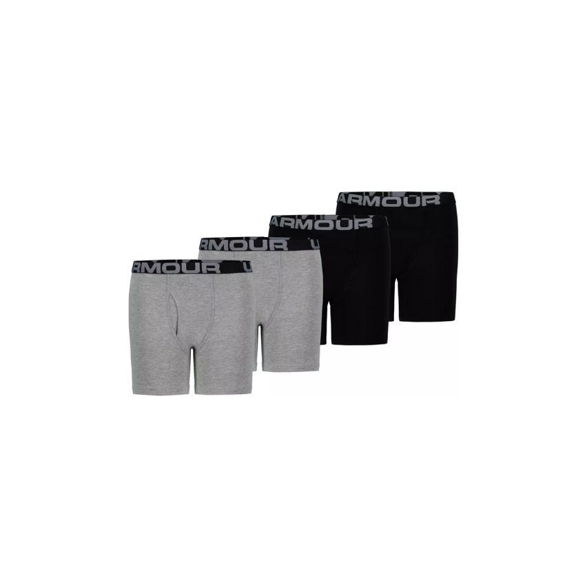 Boys Under Armour Cotton Stretch Boxerjack (4 pack)