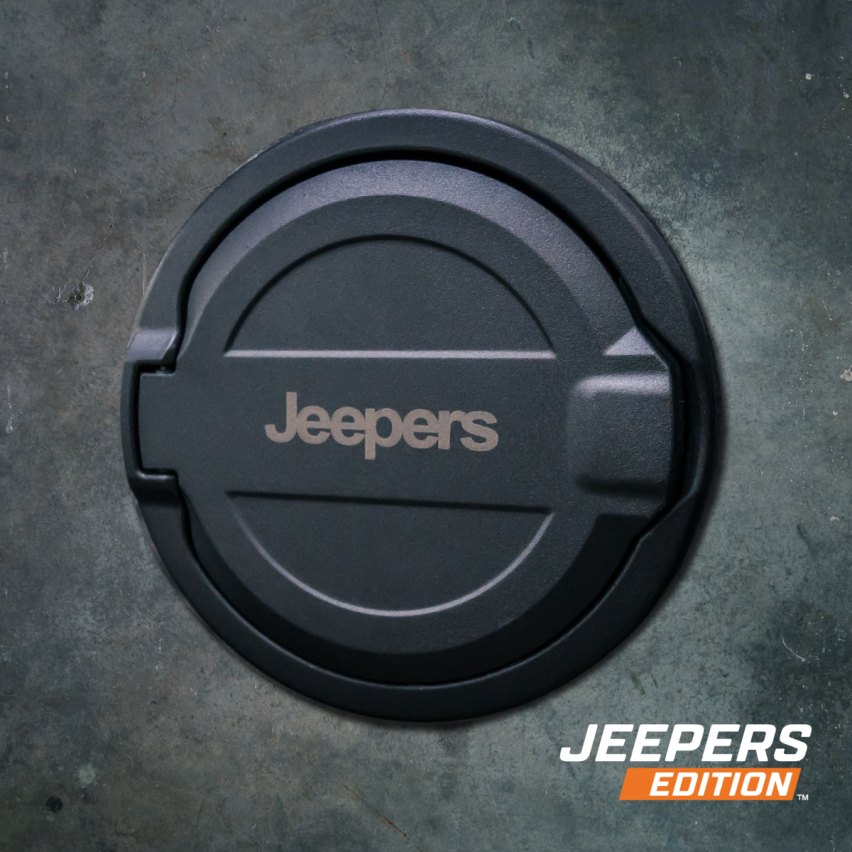 Jeepers Gas Cap for Jeep Wrangler JL with JEEPERS Logo