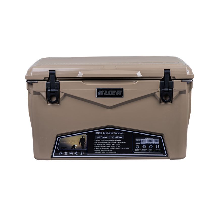 Kuer Cooler - 45QT 42.6 liters, Tan Color