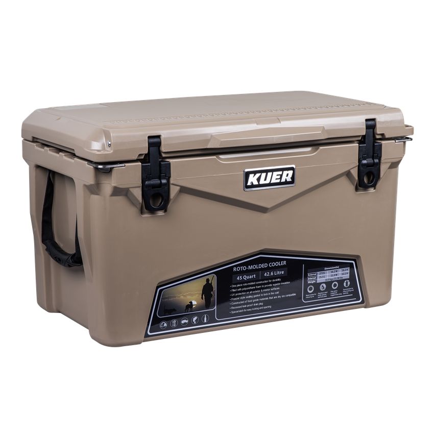 Kuer Cooler - 45QT 42.6 liters, Tan Color