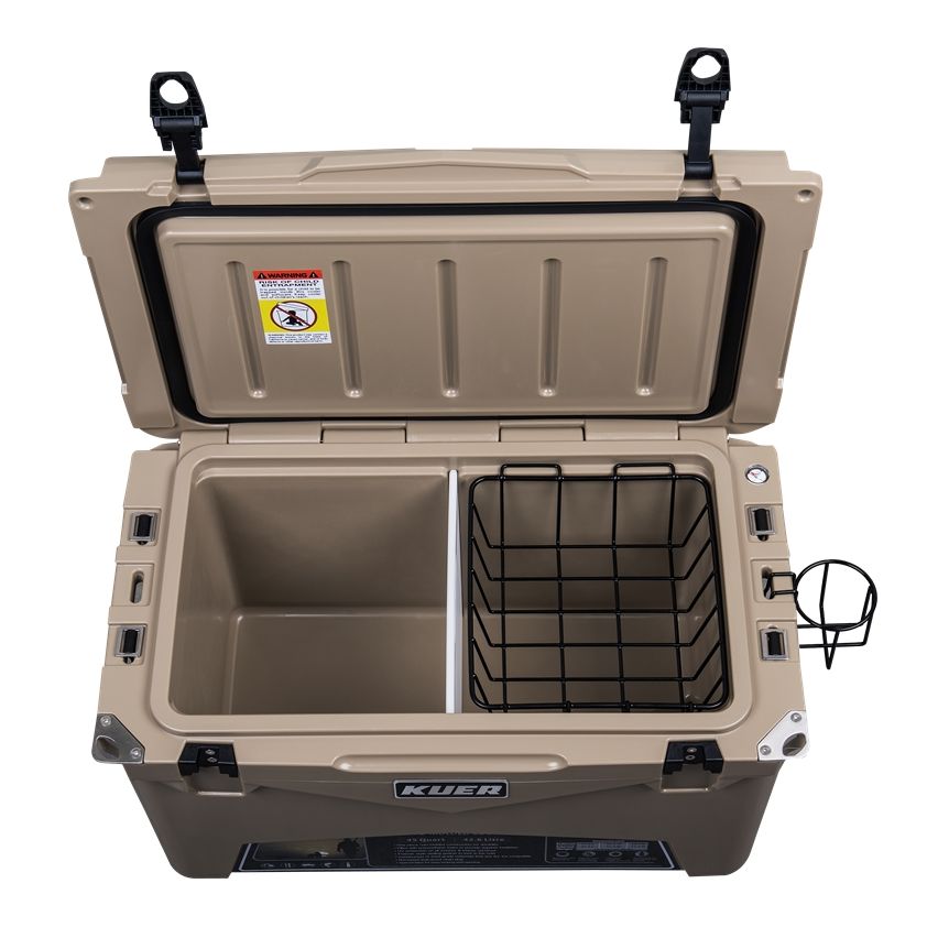 Kuer Cooler - 45QT 42.6 liters, Tan Color