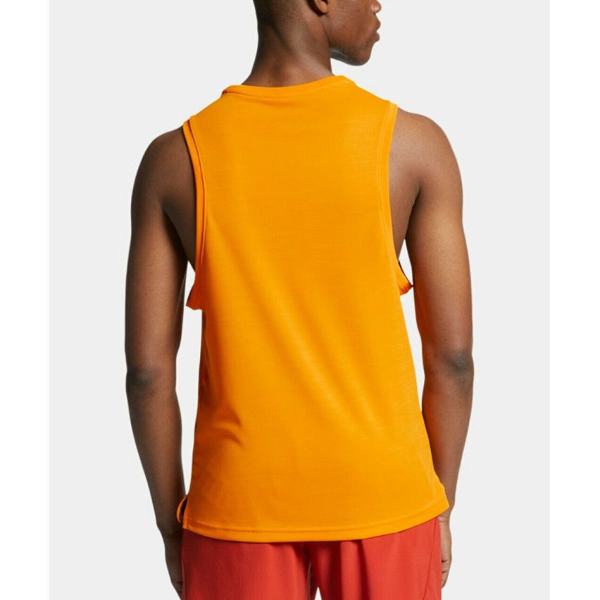 Nike's Men Dri Fit Breathe Tank Top Orange, Size L