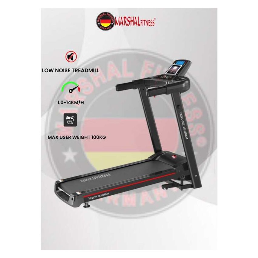 Marshal Fitness Home Use Foldable with Compact Design Daily uses for Fitness Exercise Treadmill