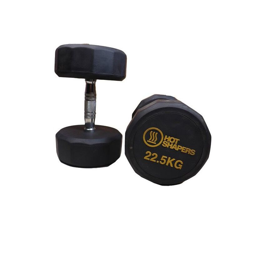 Hot Shapers 2.5Kg Urethane 12-Sided Dumbbell Set