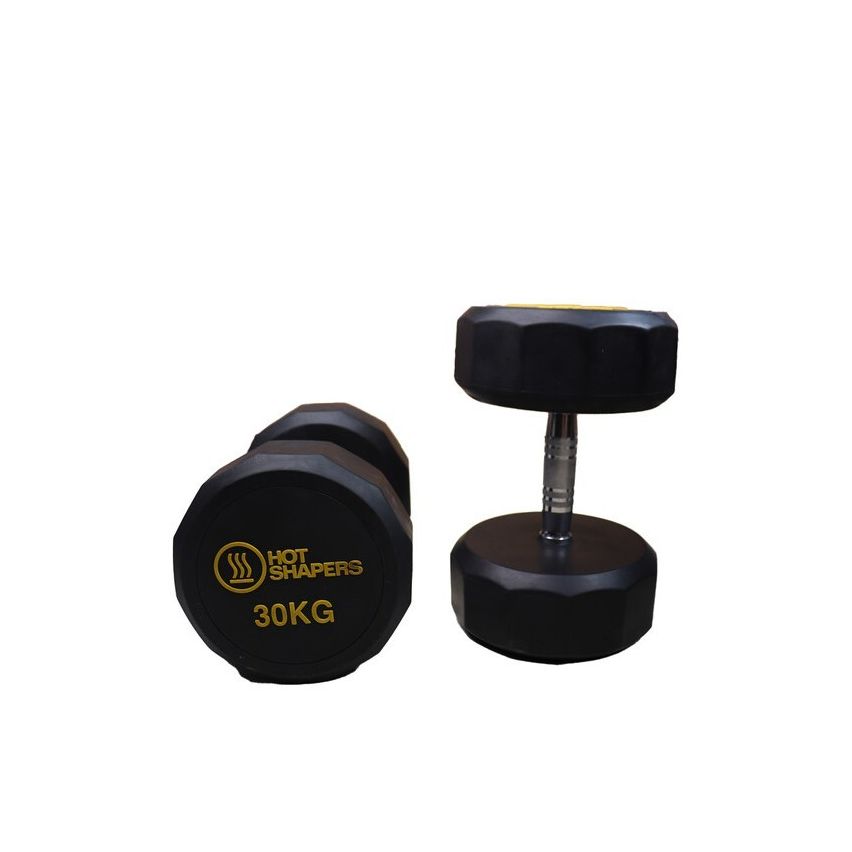 Hot Shapers 2.5Kg Urethane 12-Sided Dumbbell Set