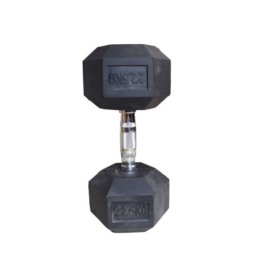 Hex Rubber Dumbbell 1-Pair