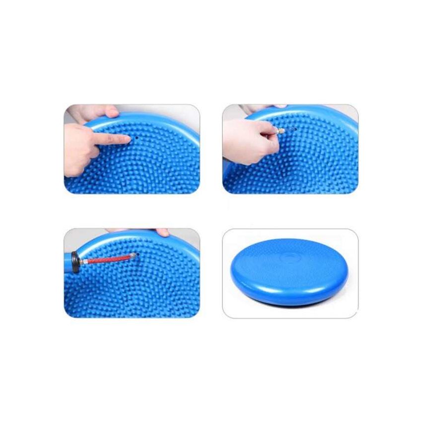 Generic Inflatable Tube Balancing Ball Yoga Massage Cushion Balancing Pad Soft Balancing Wheel