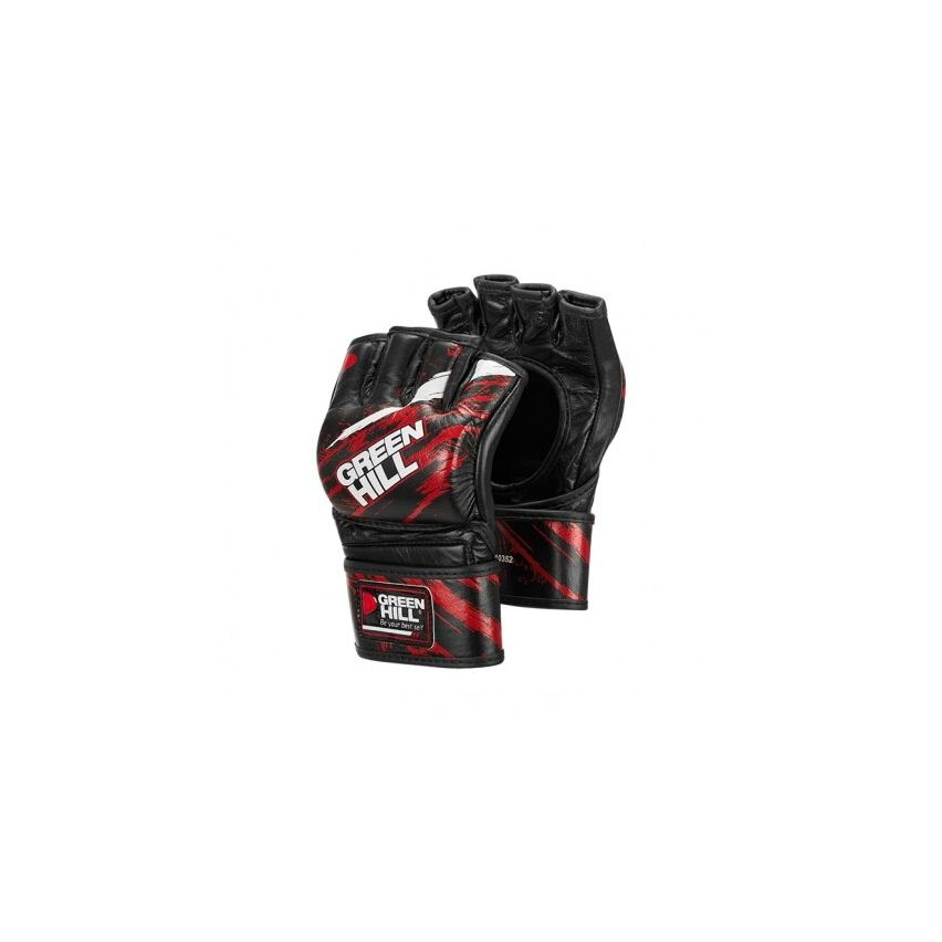 Green Hill Black MMA Gloves 