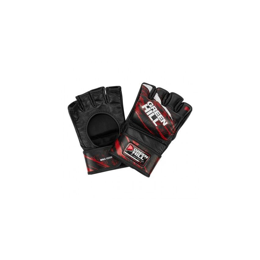Green Hill Black MMA Gloves 