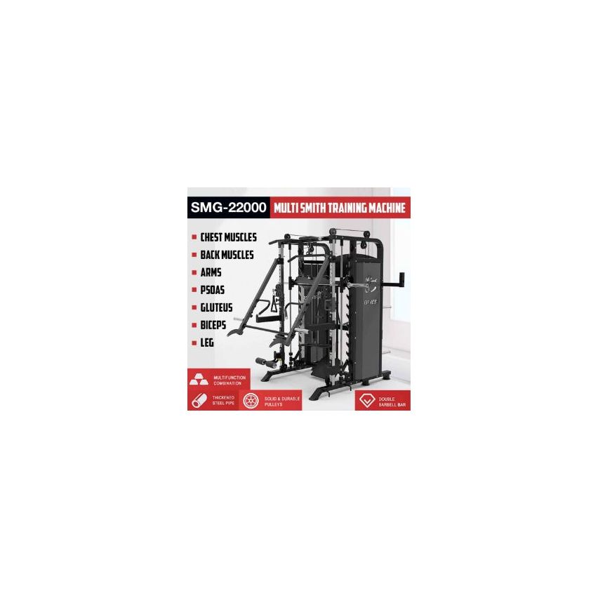 Sparnod Fitness SMG-22000 Multi Smith Training Machine