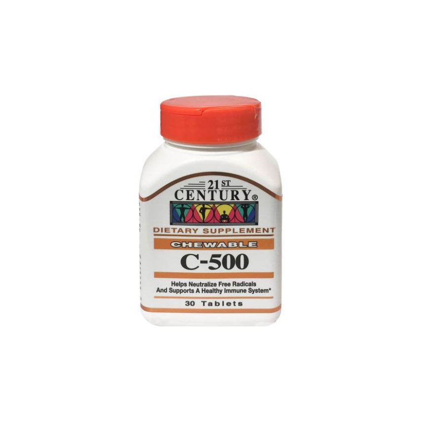 21st Century C 500mg Orange 30 Chewables