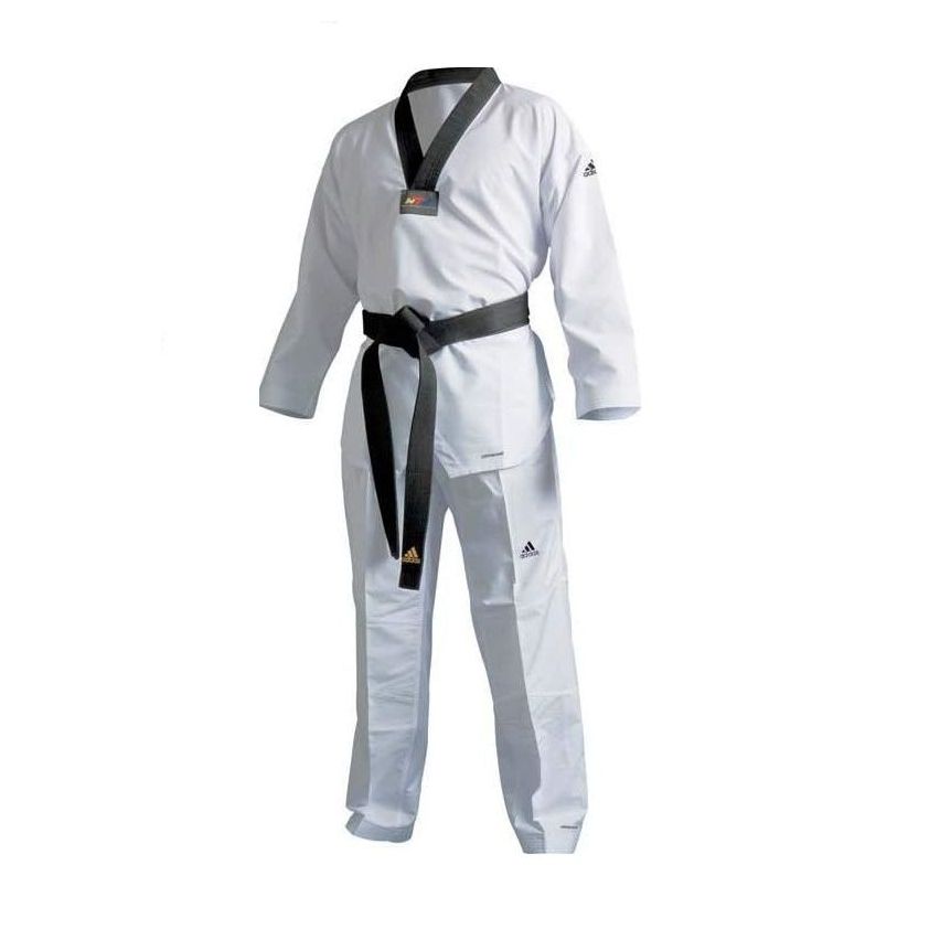 Adidas Adi Fighter Taekwondo Uniform - White/Black