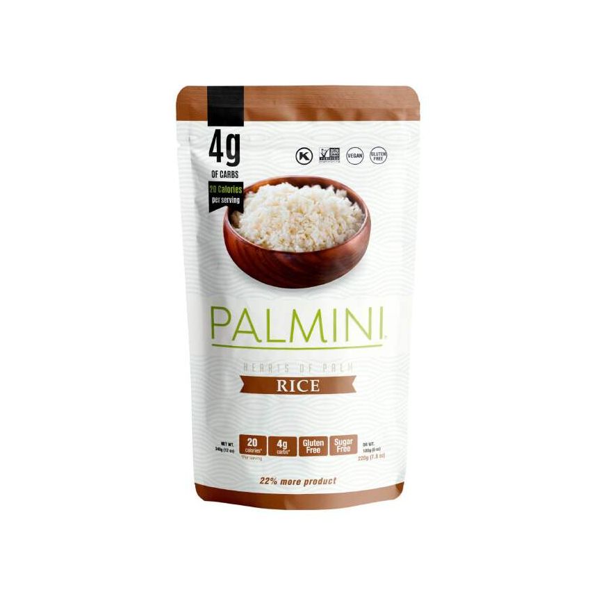 Palmini Low Carb, Keto-friendly, Gluten-free Rice Pouch 338g