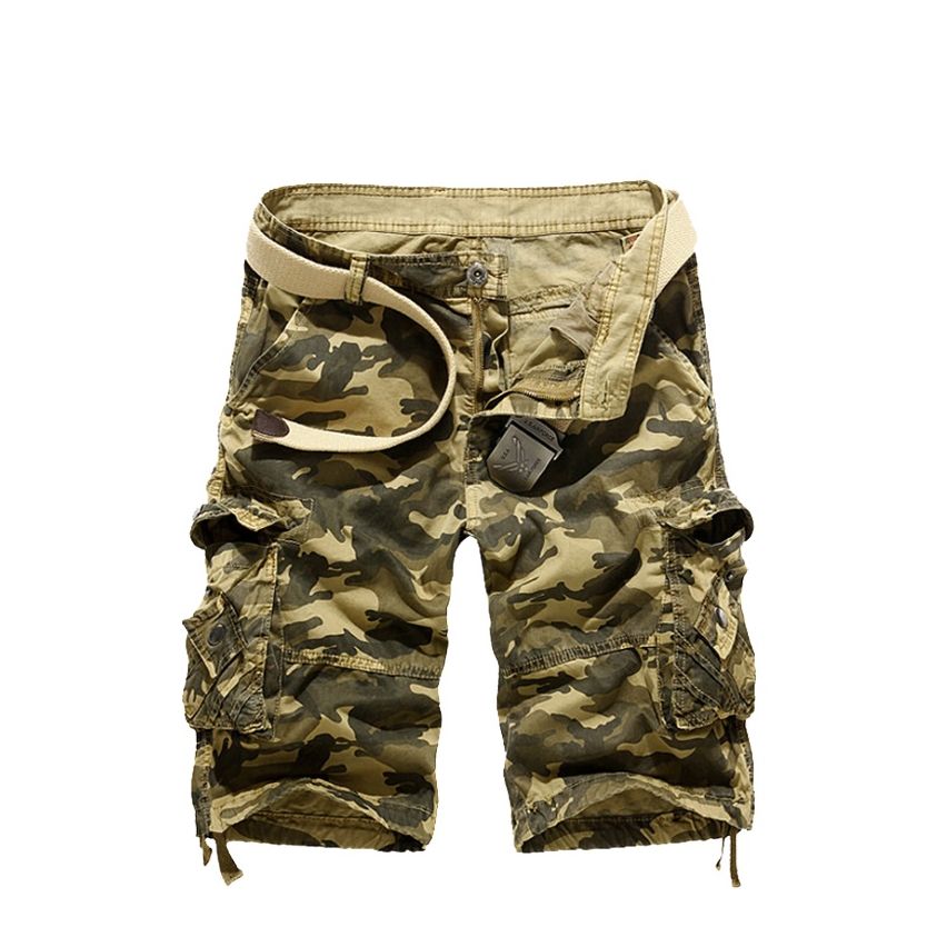 Multi Color Fashionable Camo Men Shorts 