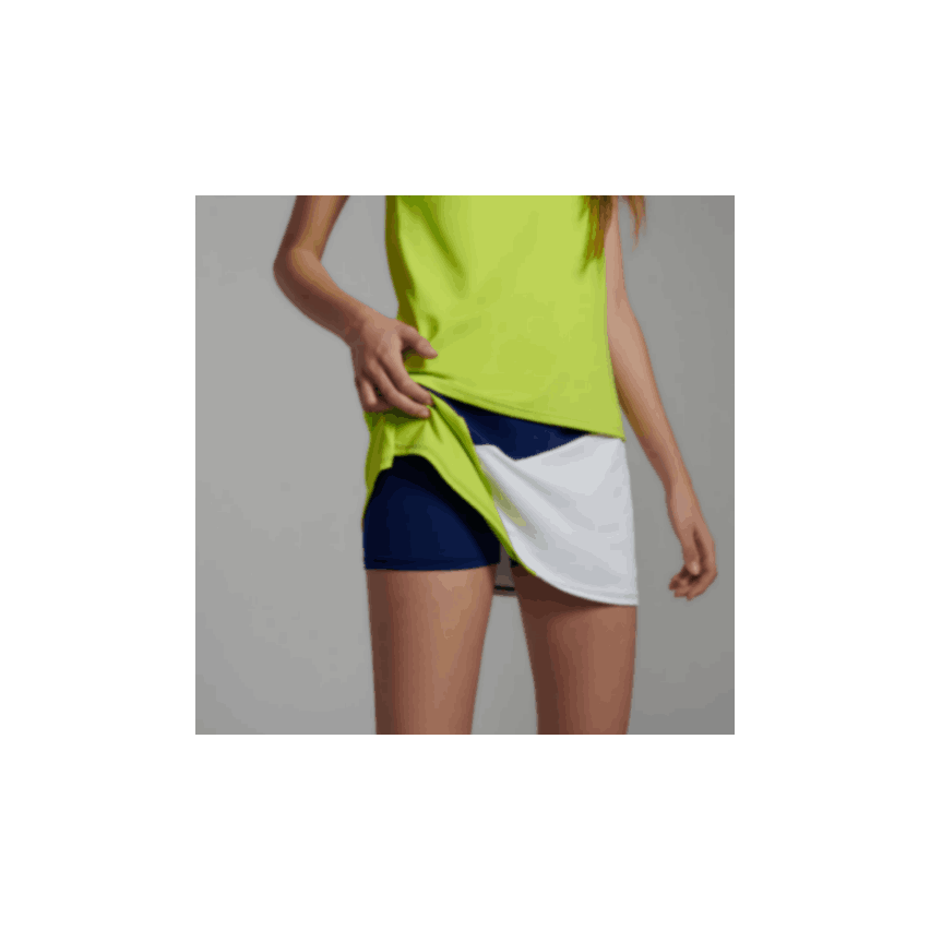 O´Padel Flared Triangle Skirt Blue Lime White