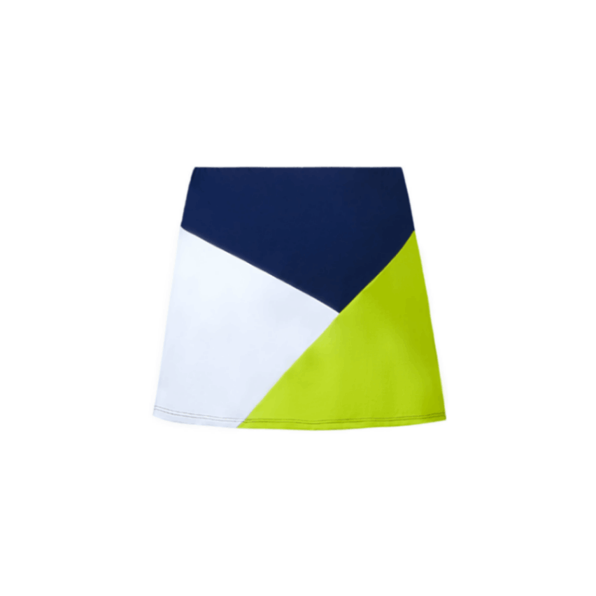 O´Padel Flared Triangle Skirt Blue Lime White