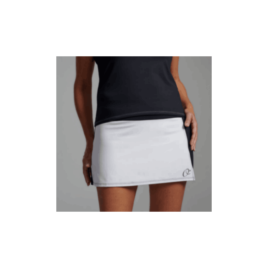 O´Padel Skirt With Slit Black & White