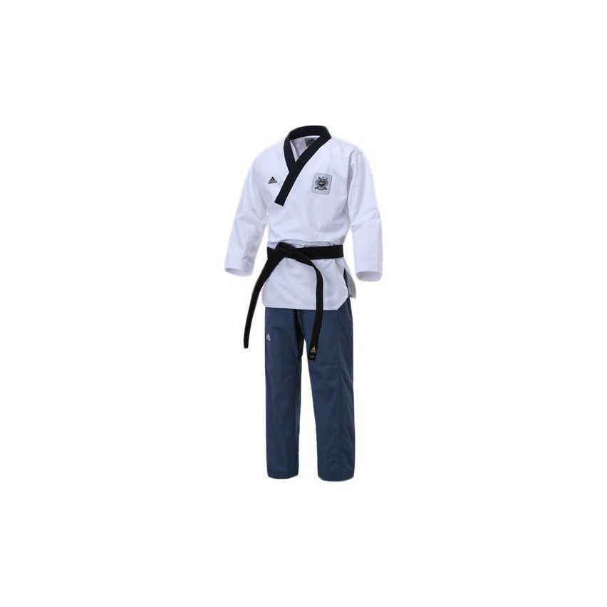 Adidas Poomsae Adult Female Taekwondo Uniform - White/L.Blue