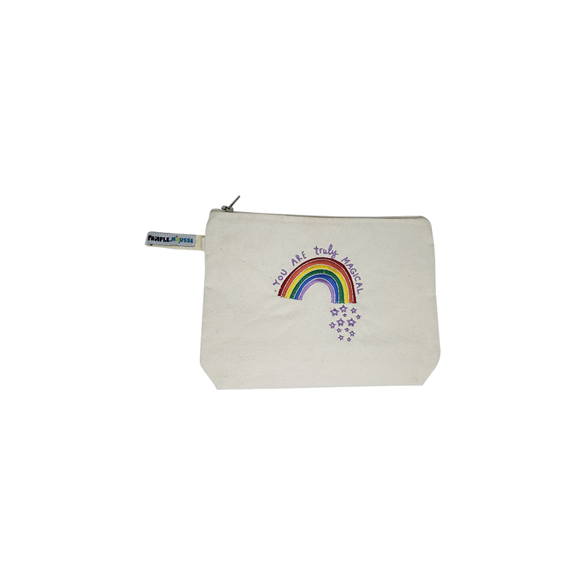 Pamplemousse You Are Truly Magical Canvas Pouch