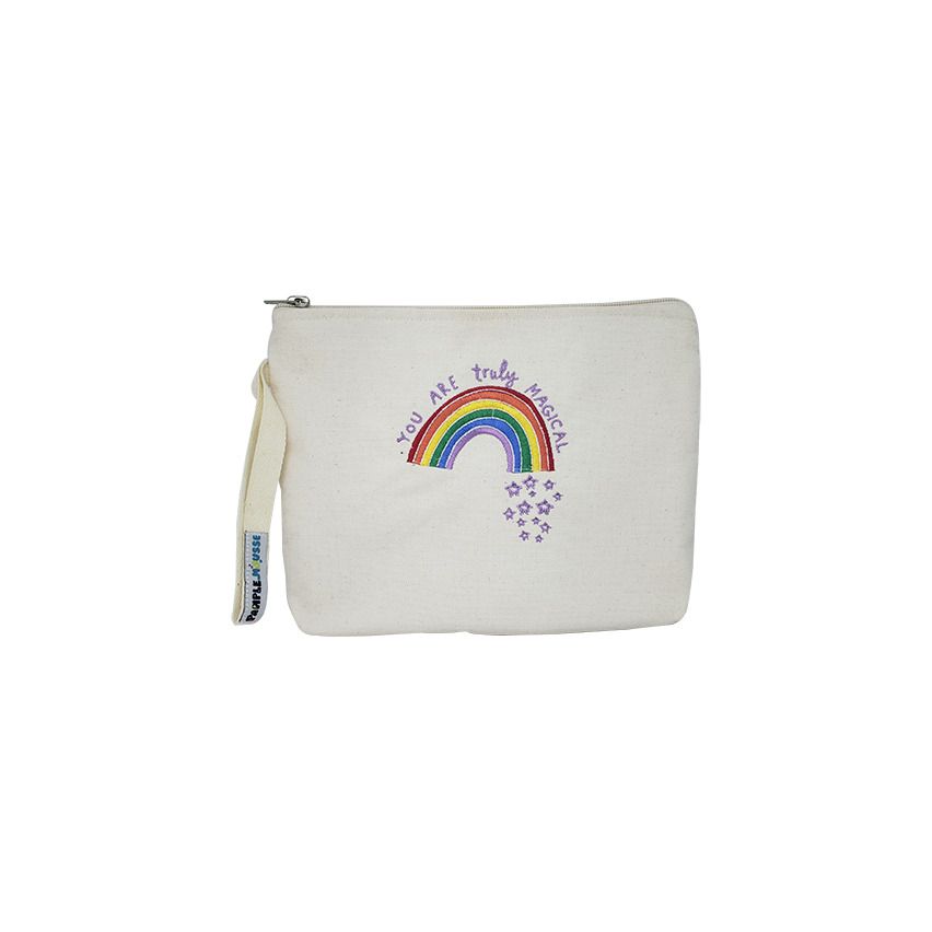 Pamplemousse You Are Truly Magical Canvas Pouch