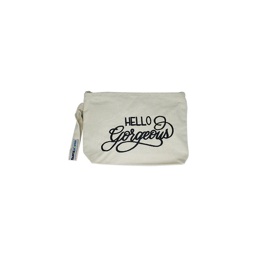 Pamplemousse Hello Gorgeous Canvas Pouch