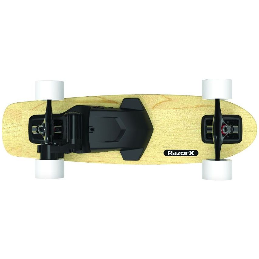 Razor X Electric Skateboard Wood Cruiser